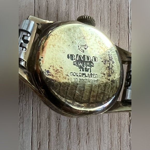 RADO Ladies Watch Super Rare Gold Plated Vintage Mechanical Stretch Bracelet - Picture 9 of 11